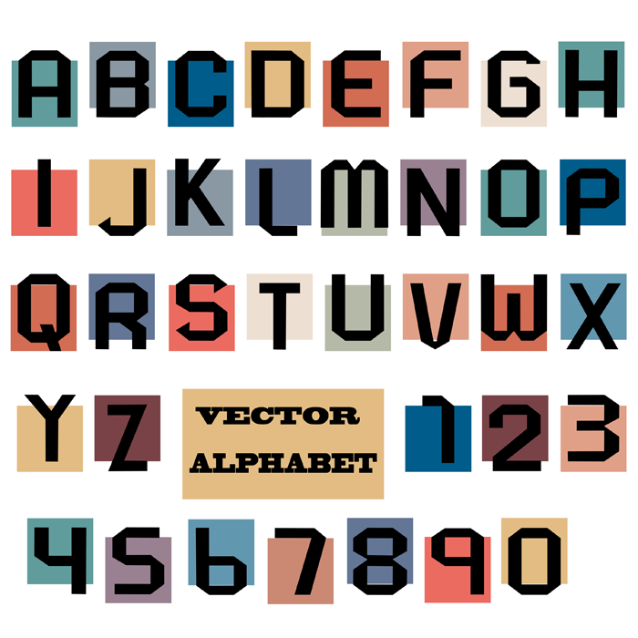 i should be mopping the floor: Fifteen Free and Fun Alphabet Graphics