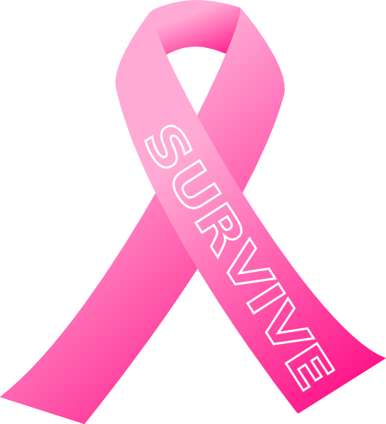 Survive Pink Ribbon Clip Art - vector clip art online ...