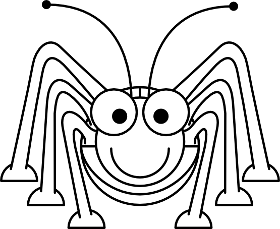 Grasshopper Clipart Black And White - Free Clipart ...