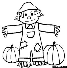 Fall clipart free black and white