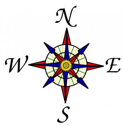 Wind Rose Compass Rose Clip Art-vector Clip Art-free Vector Free ...