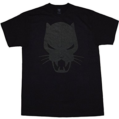 Amazon.com: Marvel Comics Black Panther Symbol T-Shirt: Clothing