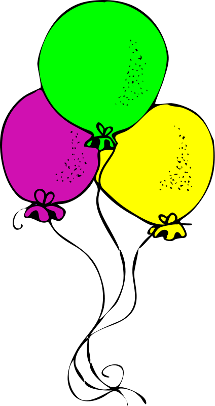 Party Balloons - ClipArt Best