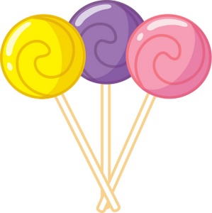 Swirl lollipop clipart