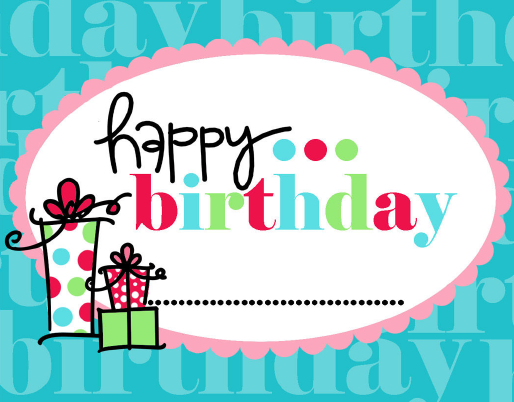 Birthday Free Printable - ClipArt Best