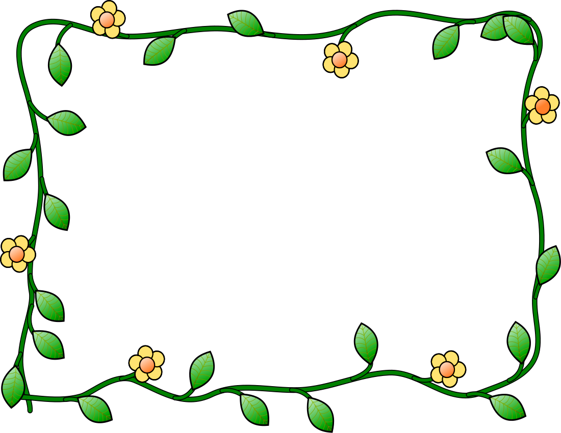 Clip art flowers and vines 3 - Clipartix