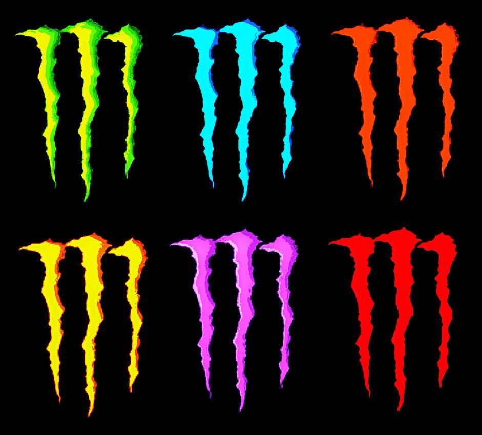 monster energy and fox racing logo wallpaper