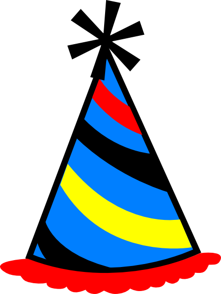 Birthday party hat clipart