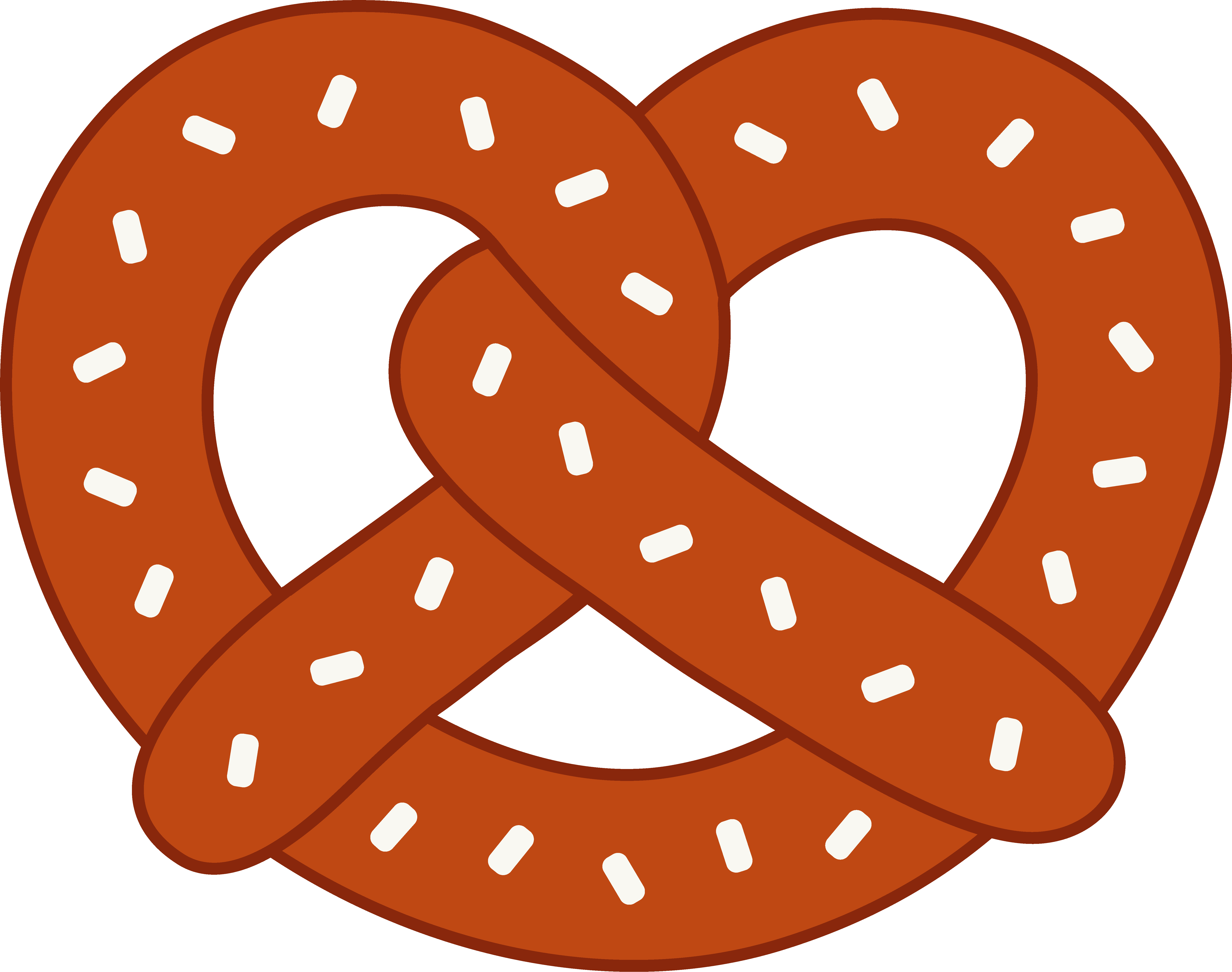 Free soft pretzel clipart