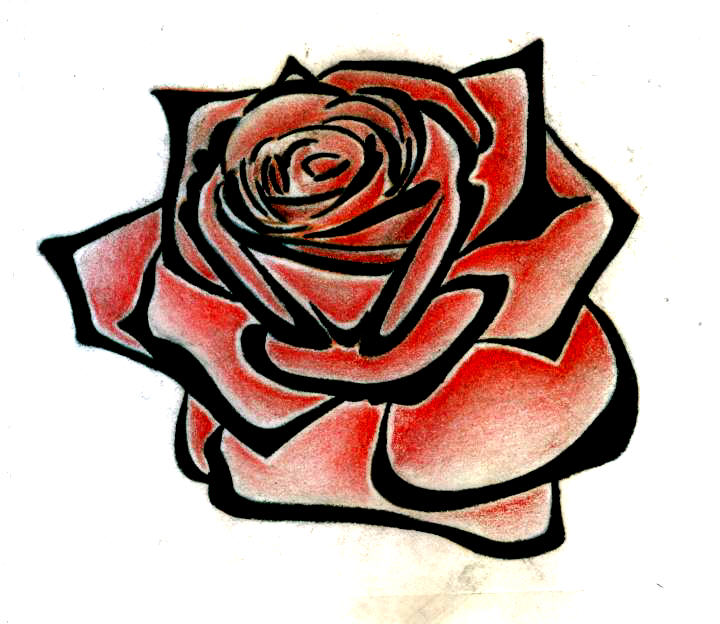 Tribal Rose - ClipArt Best