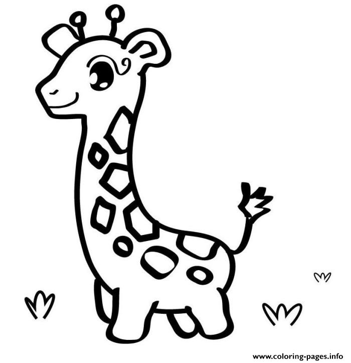 Print baby giraffe free s of animalse640 Coloring pages Free Printable