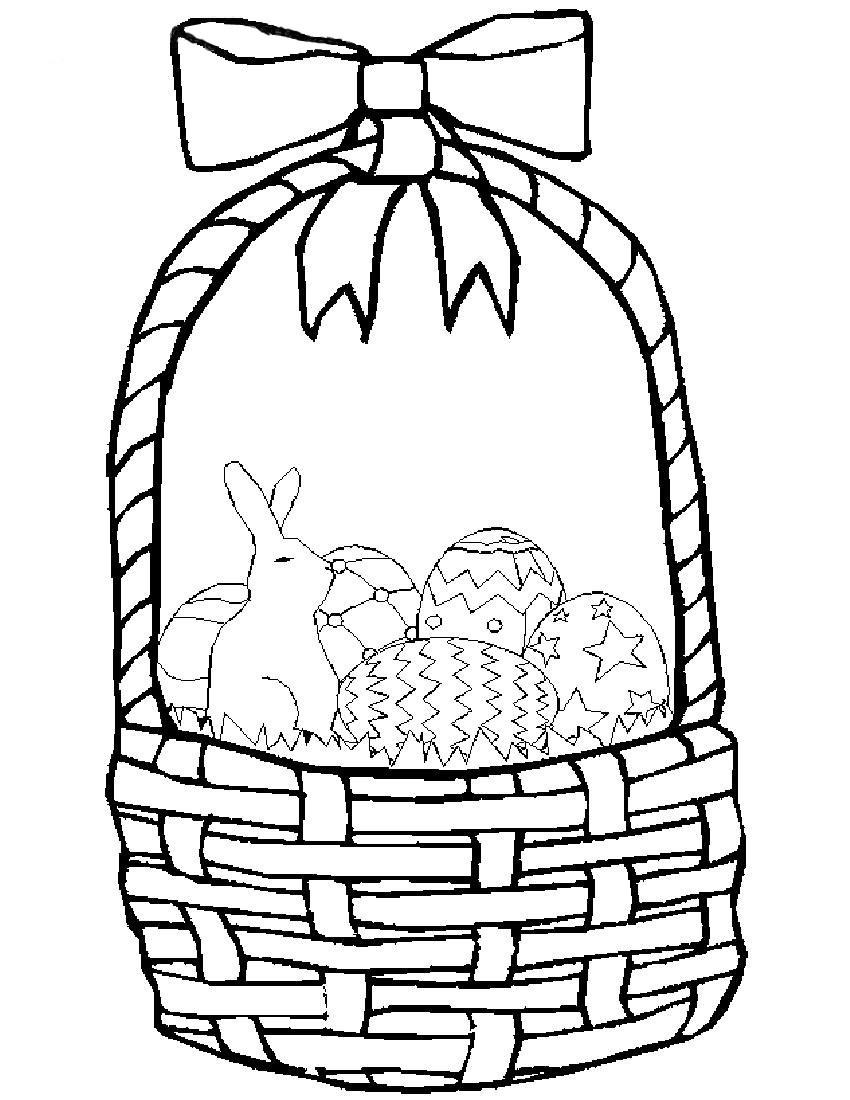 Coloring Pages For Easter Baskets. don t eat the paste easter ...