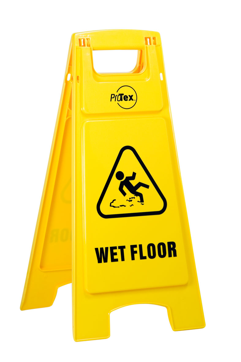 Wet Floor Warning Signs & Wet Floor Sign Yellow Slippery When Wet ...