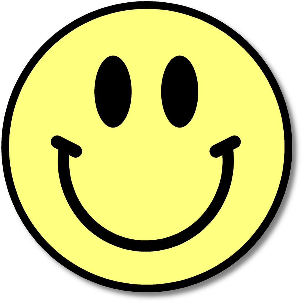 Happy face clipart no background