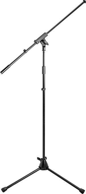 Amazon.com: On Stage 9701B Mic Stand with Boom - Black: Musical ...