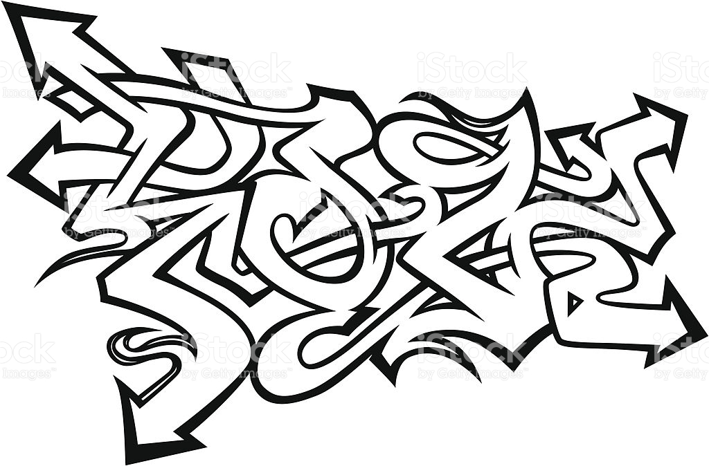 Graffiti stock vector art 165761929 | iStock