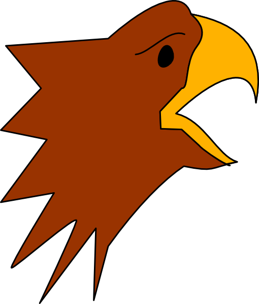 Cartoon Eagle Head Clip Art - vector clip art online ...