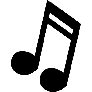 White Music Note Clipart - ClipArt Best