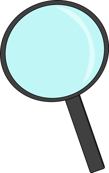 Magnifying glass in progress clipart clipart image #12018