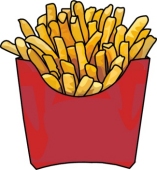 Fries Clip Art - Tumundografico