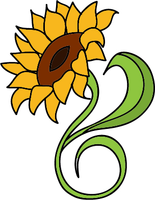 Sunflower Line Drawing - ClipArt Best