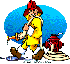 Cartoon Fireman Clipart