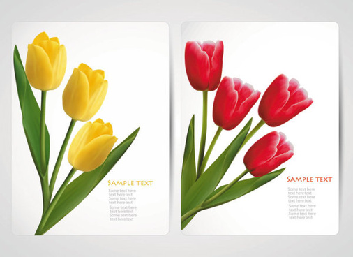 Cartoon tulips flowers free vector download (22,706 Free vector ...