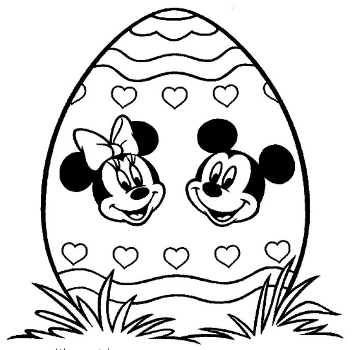 Easter Baskets Coloring Pages Page 1