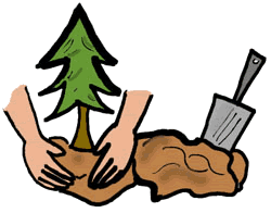 Planting a tree clipart - ClipartFox