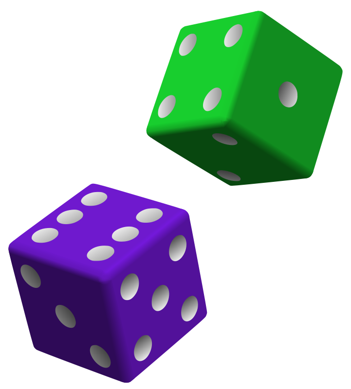 1 Dice Clipart - Free Clipart Images