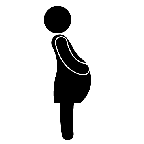 Pregnant Silhouette Clipart