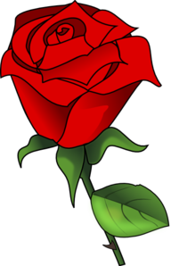 Red Rose Clip Art - vector clip art online, royalty ...