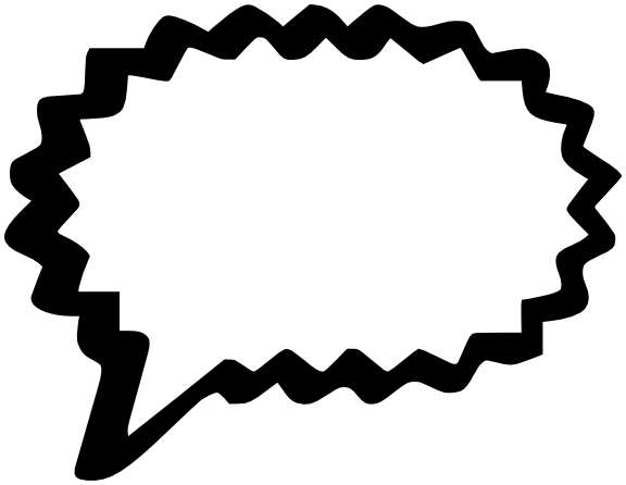 Comic Speech Bubble Clip Art - ClipArt Best