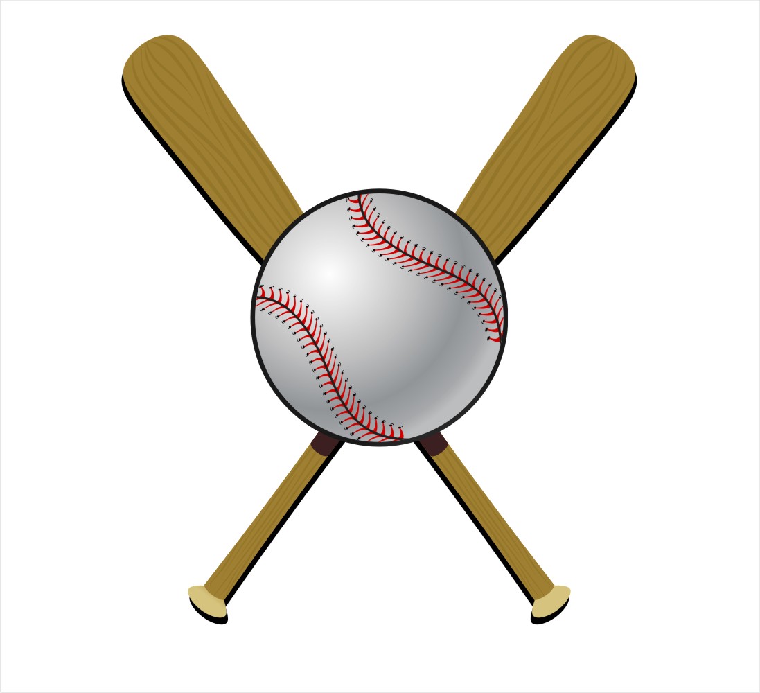 Two Baseballs And A Bat - ClipArt Best