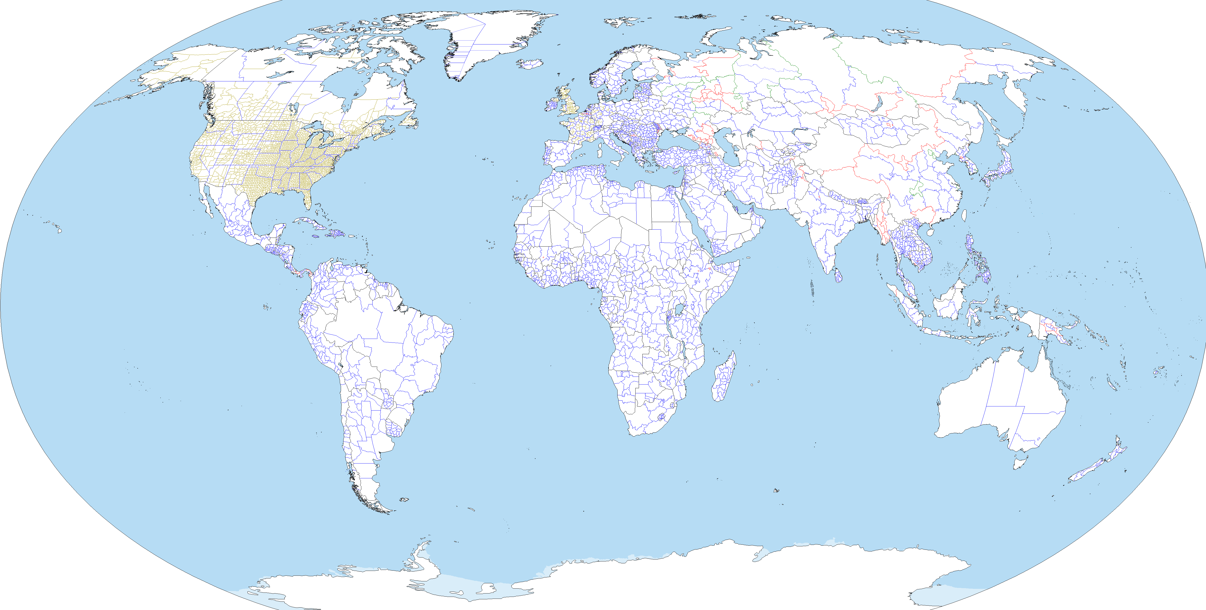 Image - World map - countries and sub-borders.png | Future ...