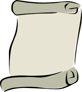Old document clipart