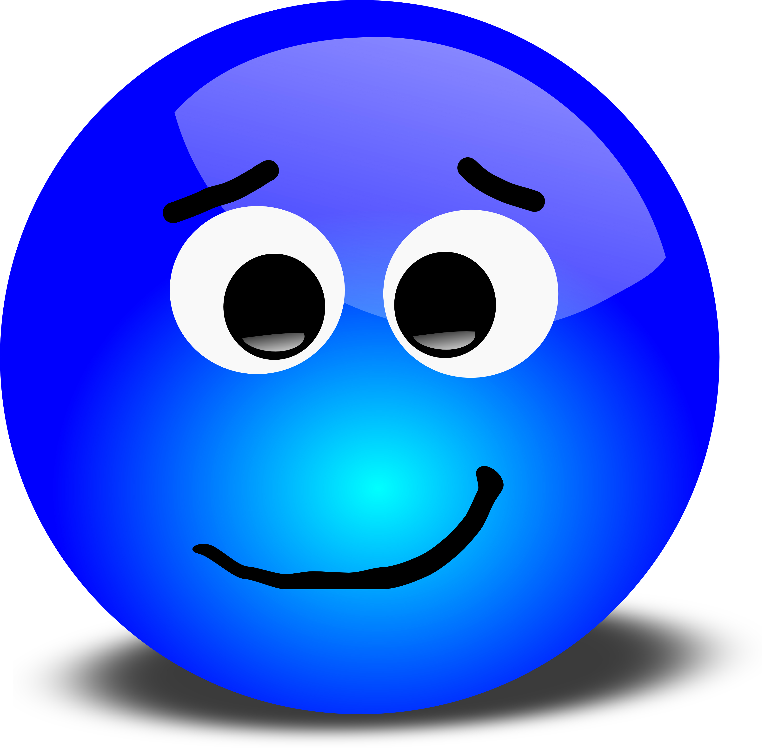 Smiley face expressions clipart