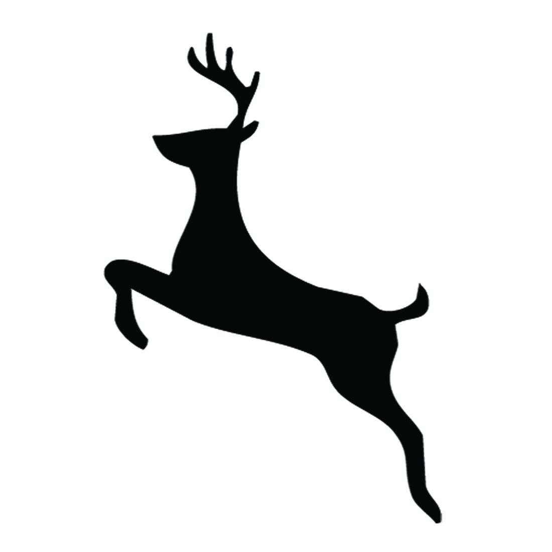 Silhouette clipart reindeer