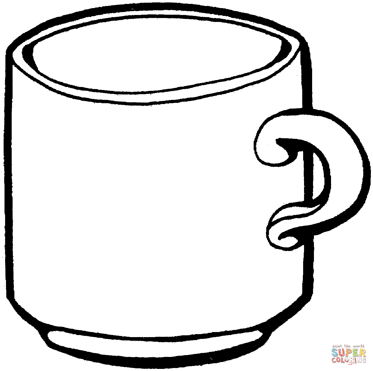A carton and a glass of milk coloring page | Free Printable ...