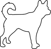 Outline Of A Dog - ClipArt Best