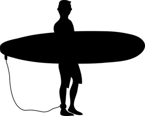 Surf Board Hibiscus Clip Art At Clker Com Vector Clip Art Online ...