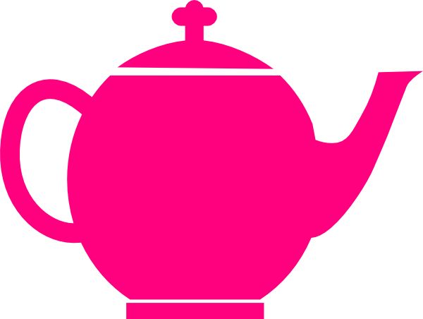 Pink teapot clipart - ClipartFox