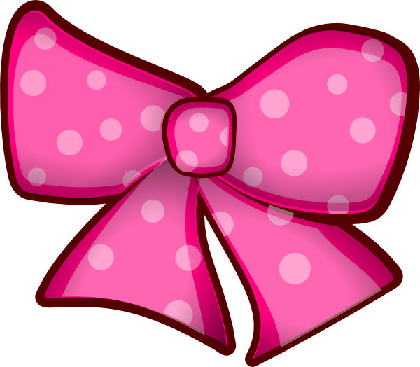Pink Bow Ribbon Clipart