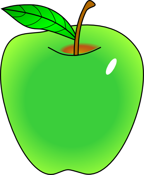 Green Apple Clipart - Free Clipart Images