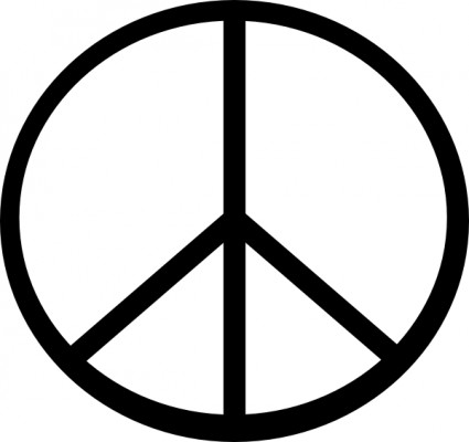 Free peace sign clip art