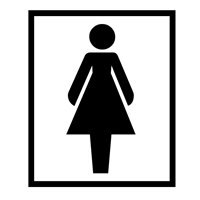 TOILET FOR WOMEN SIGN Logo Vector (.EPS) Free Download