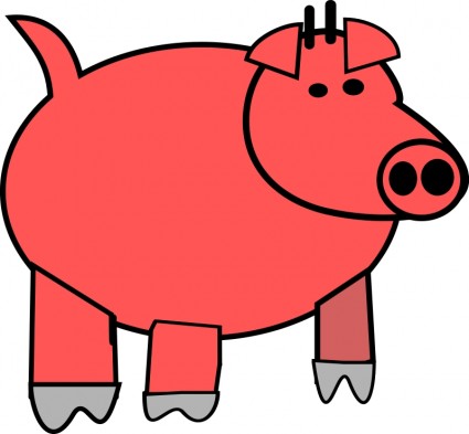 Pig Flying 1 Free Vector / 4Vector