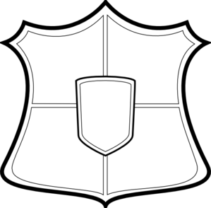 Shield of armor clipart