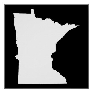 Minnesota Shape Gifts on Zazzle