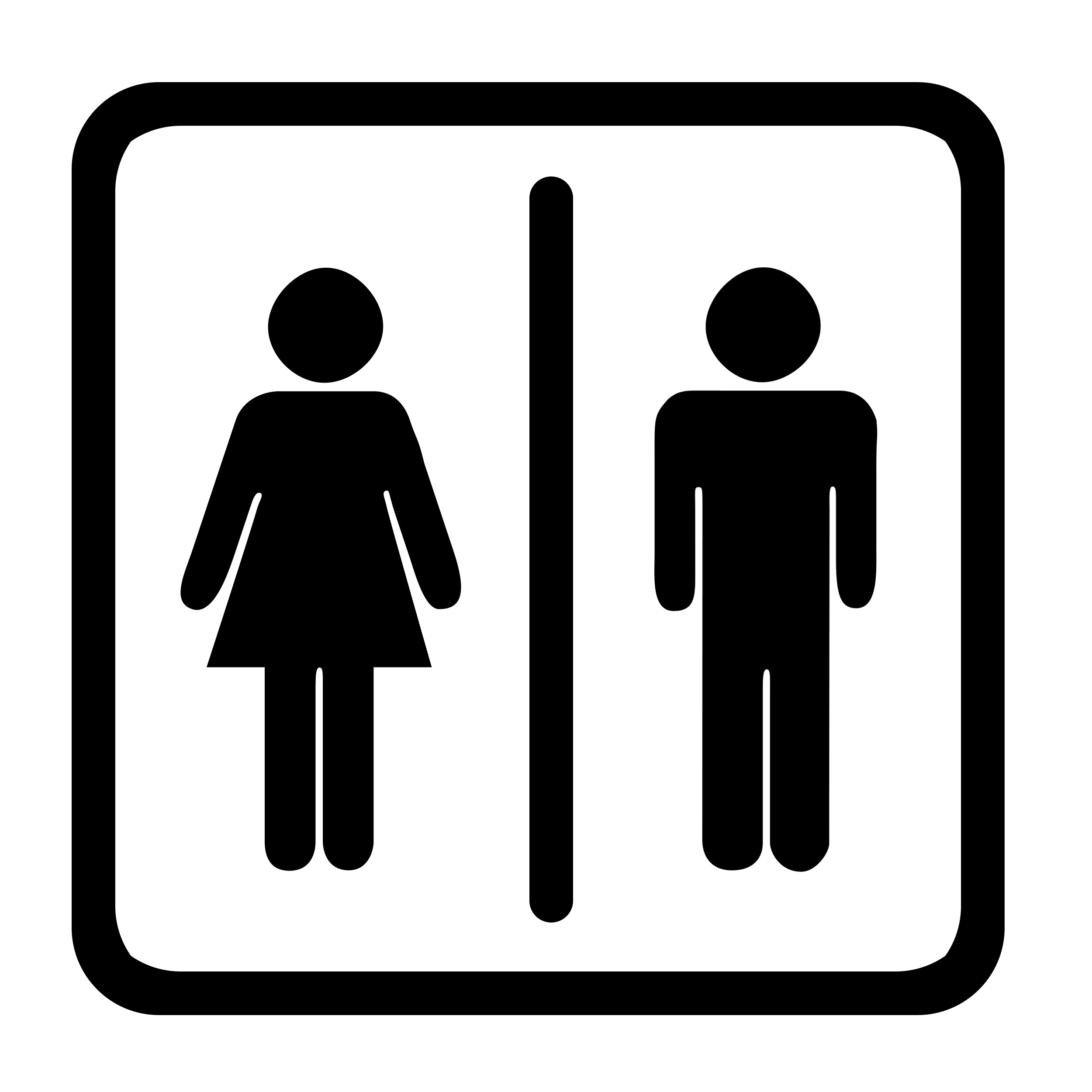 Men Women Bathroom Sign Clipart#2227736